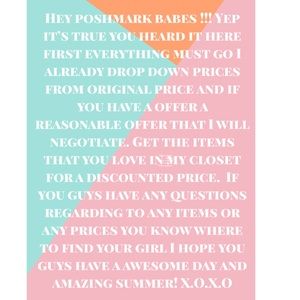 EVERYTHING MUST GO 💗